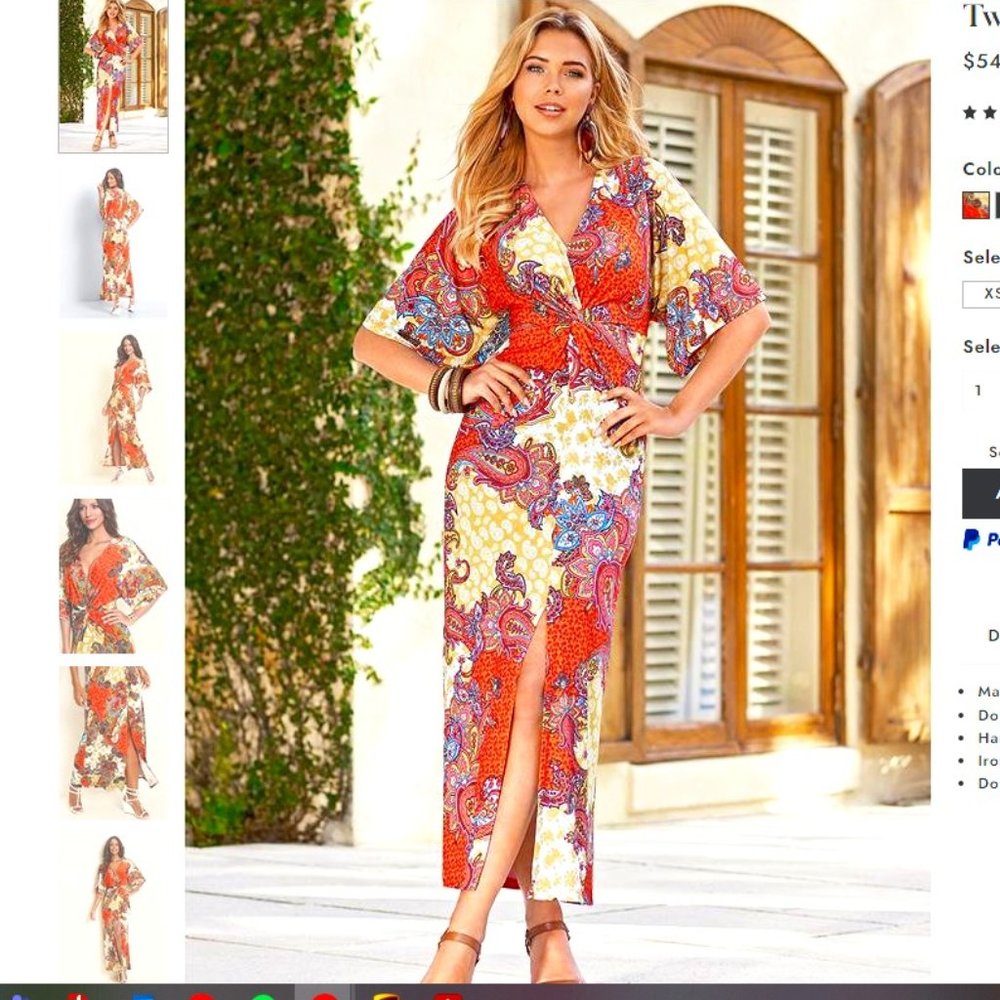 Twist Front Maxi